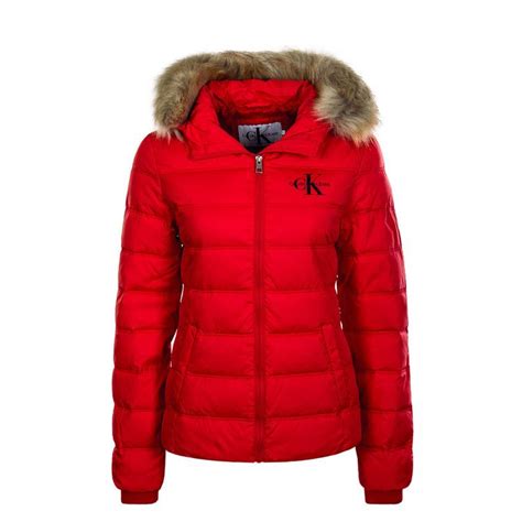 calvin klein jacke rot damen|calvin klein men's winter coats.